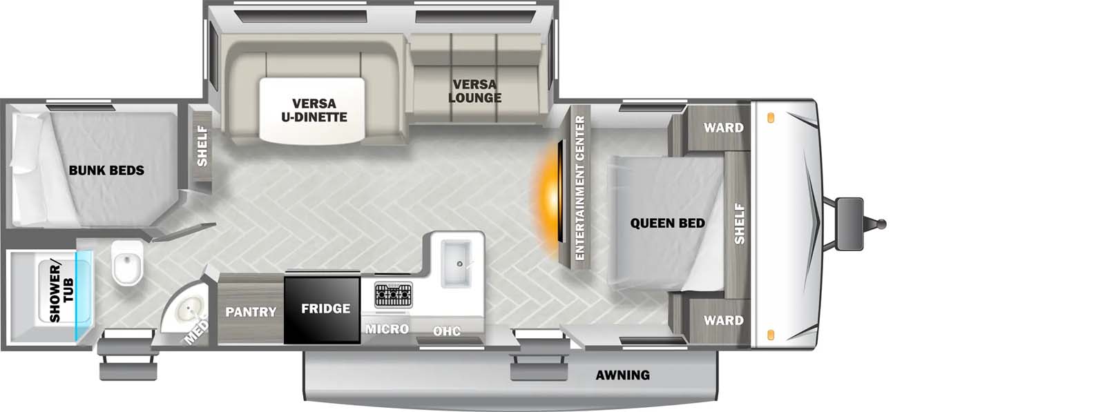 2700BHX Floorplan Image